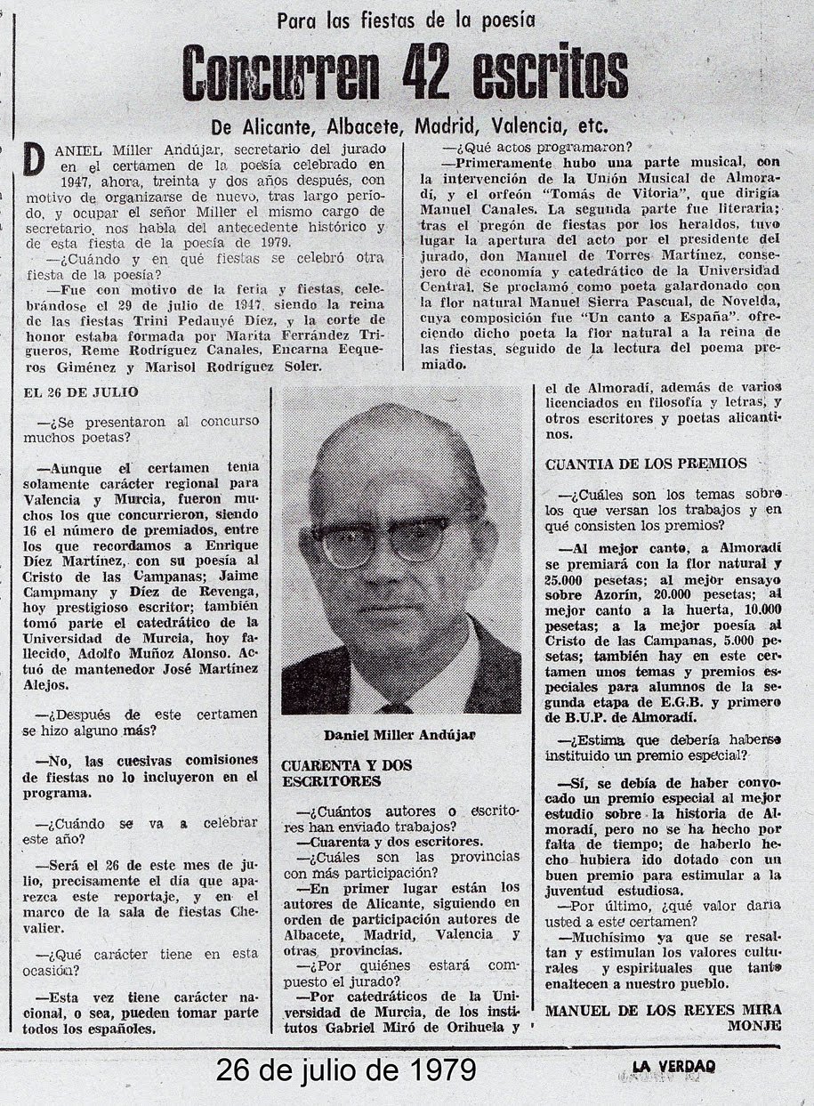 2ª Fiesta de la Poesía fiesta poesia 1979