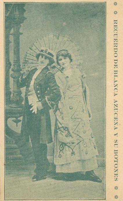 blanca azucena y su botones