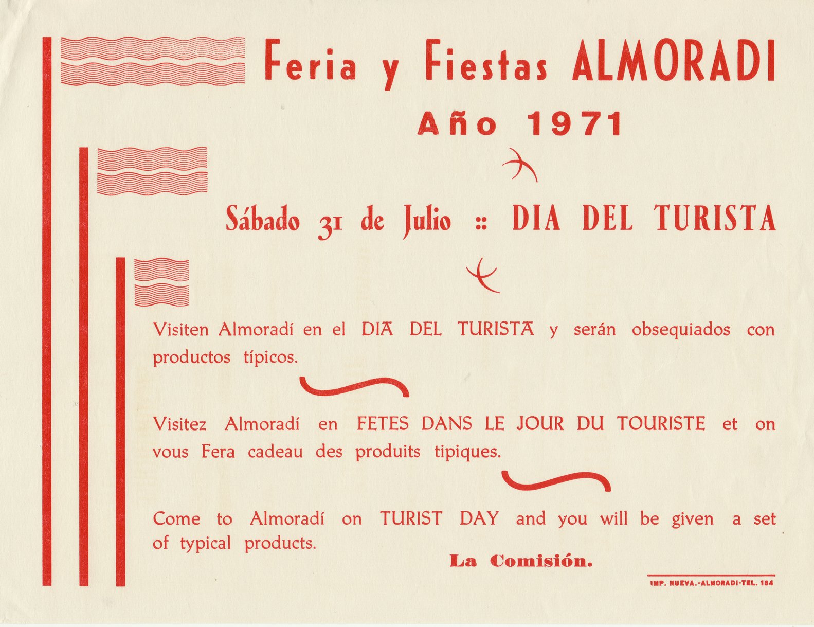dia del turista almoradi