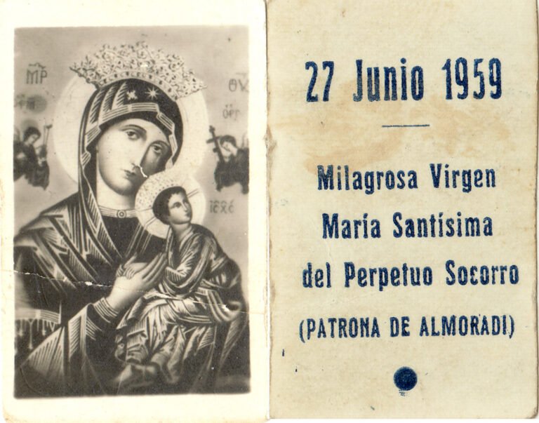milagros virgen almoradi 1959