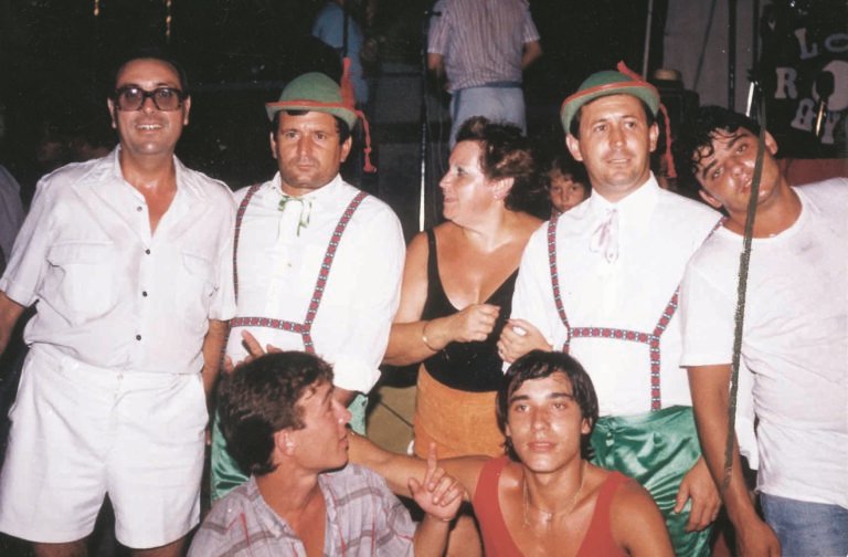 El Campamento de la Unión Musical en el Moncayo concurso disfraces 1994