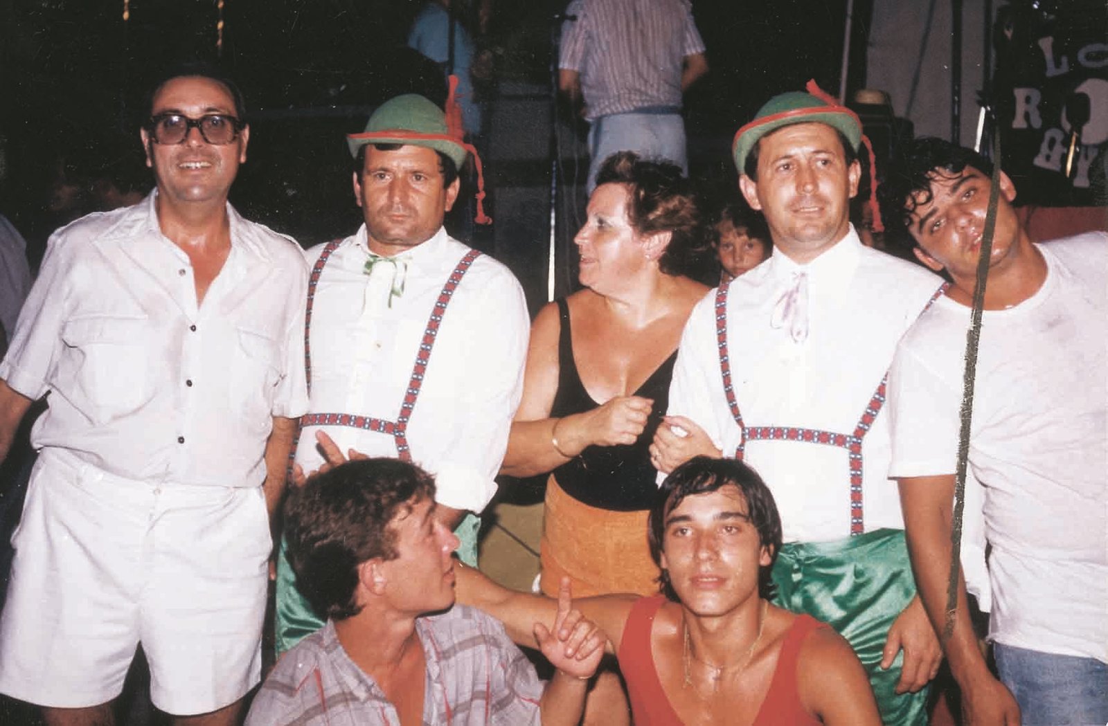 El Campamento de la Unión Musical en el Moncayo concurso disfraces 1994