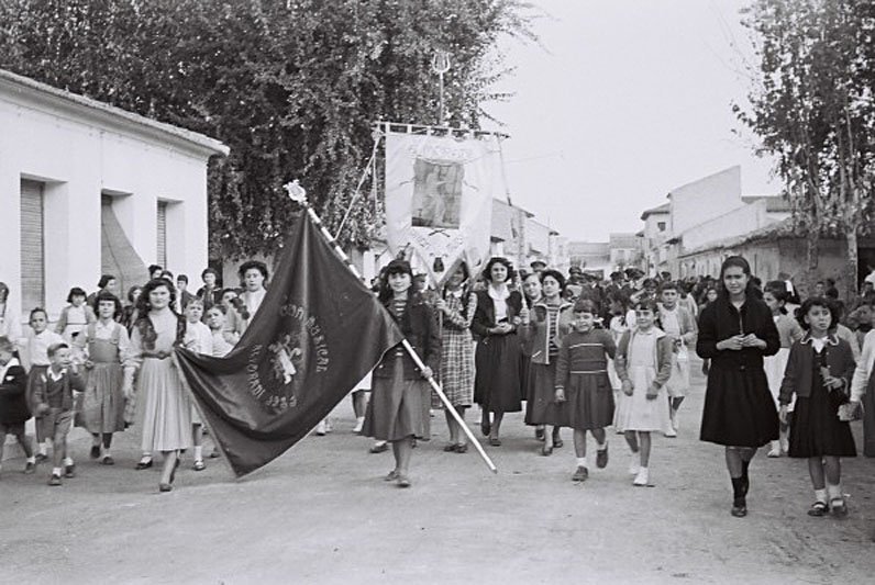 Imágenes de la fiesta de Santa Cecilia (1956)
