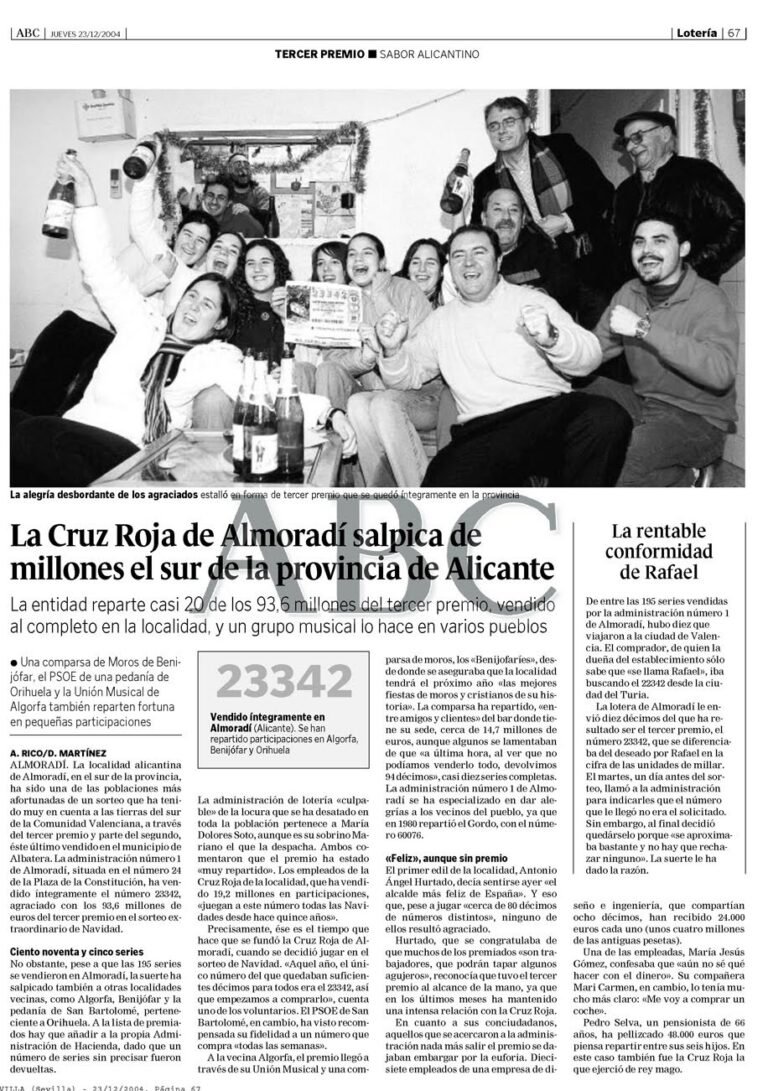 loteria cruz roja