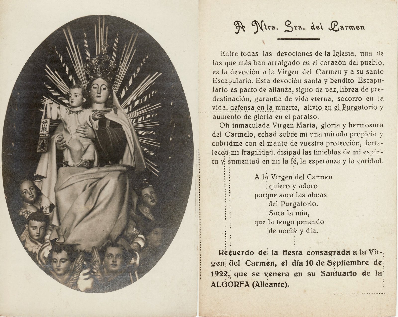 virgen del carmen algorfa