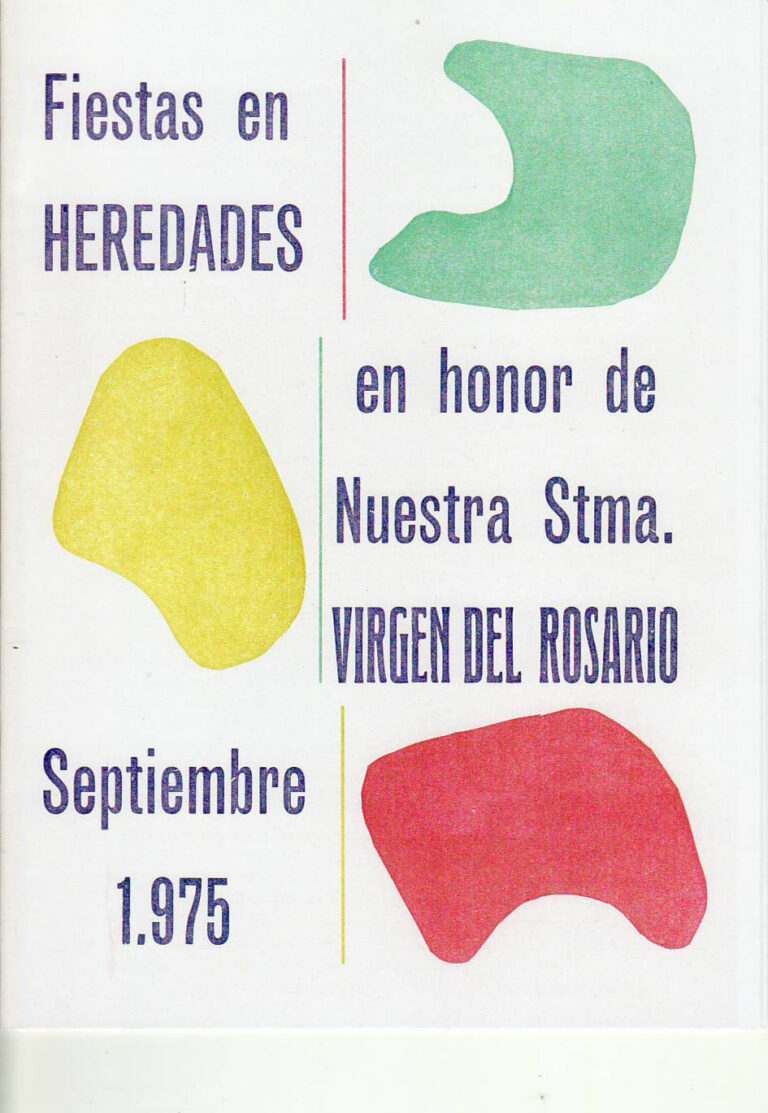 Las Fiestas de Heredades hace 40 AÑOS fiestas heredades