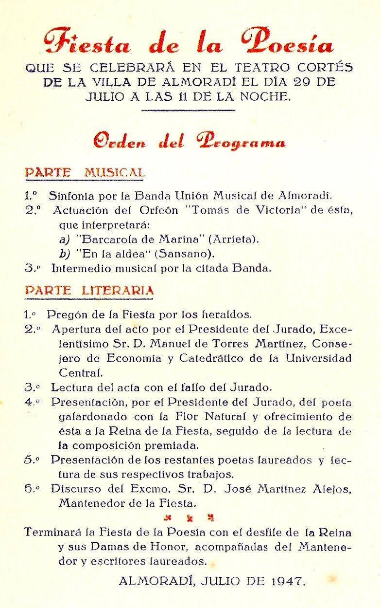 fiesta de la poesia 1947