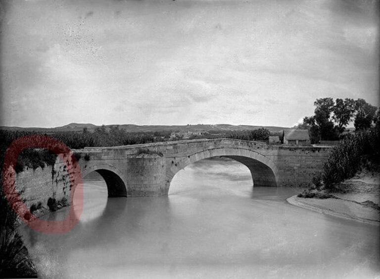 puente algorfa aguas abajo 1890