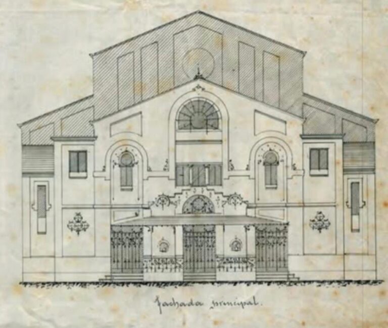El plano original del Teatro Cortés img 2349